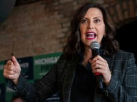 Whitmer remains silent on protesters' 'Death to America' chants while weighing in on war in Israel, election