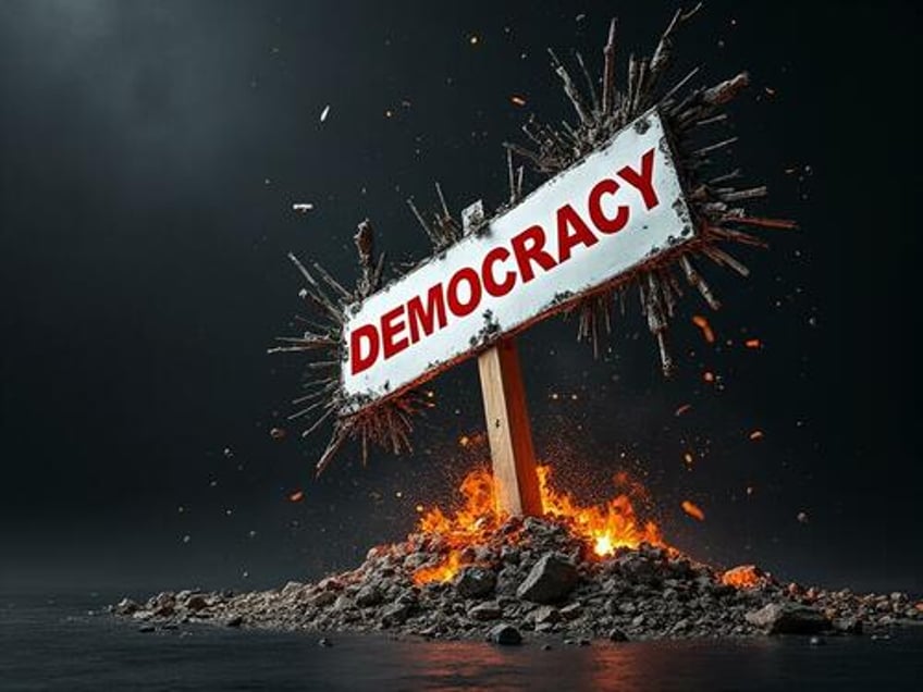 who is destroying democracy in darkness