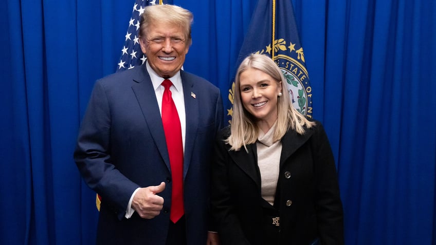 Trump and Karoline Leavitt