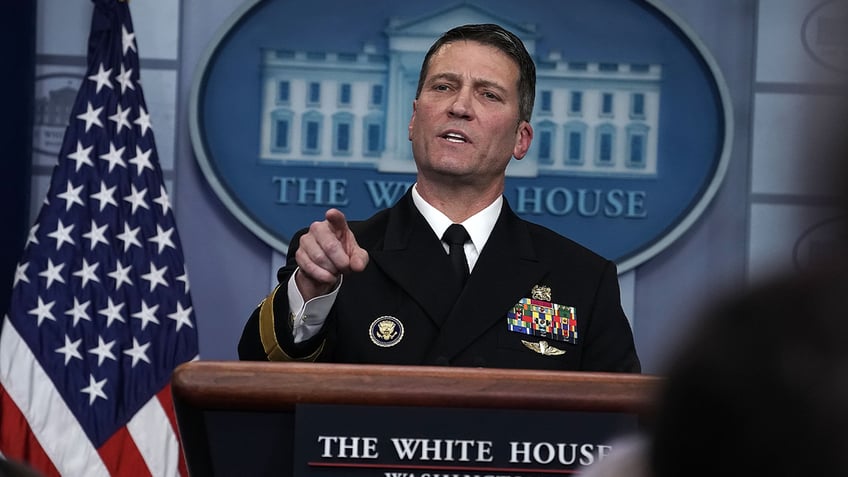 Ronny Jackson during WH press conference