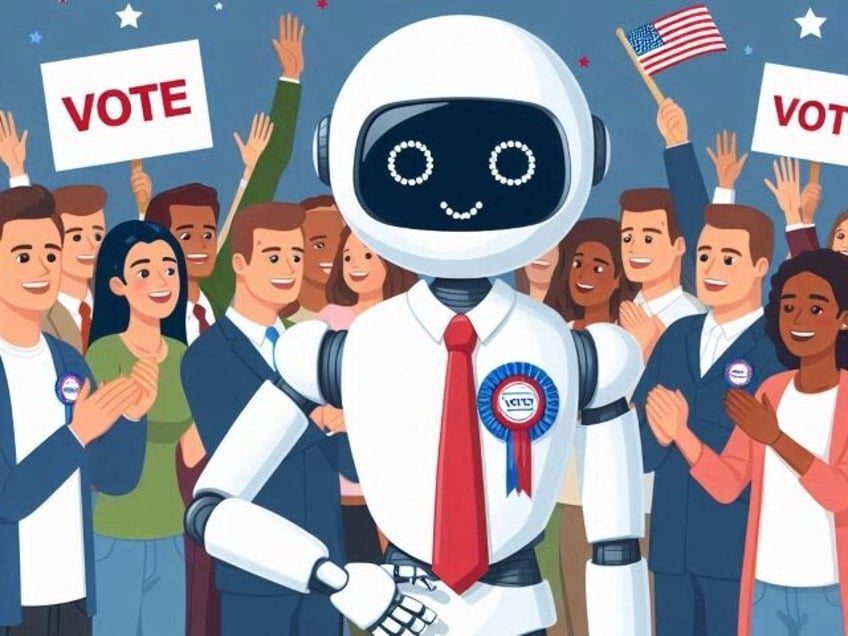 a robot campaigning