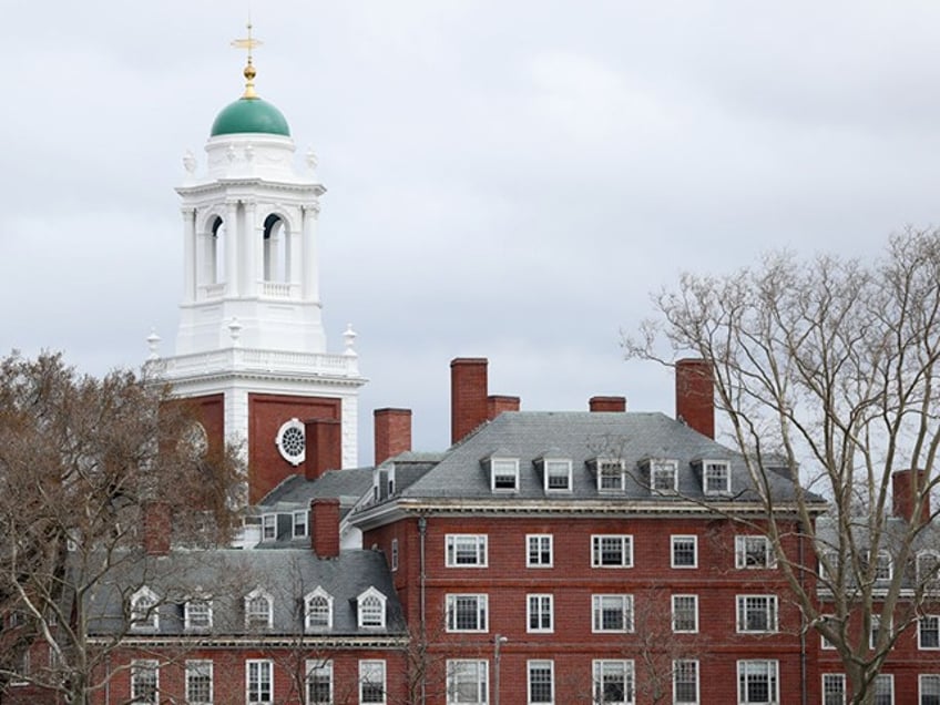CAMBRIDGE, MASSACHUSETTS - MARCH 23: The Harvard University campus is shown on March 23, 2020 in Cambridge, Massachusetts. Students were required to be out of their dorms no later than March 15 and finish the rest of the semester online due to the ongoing COVID-19 pandemic. (Photo by Maddie Meyer/Getty Images)