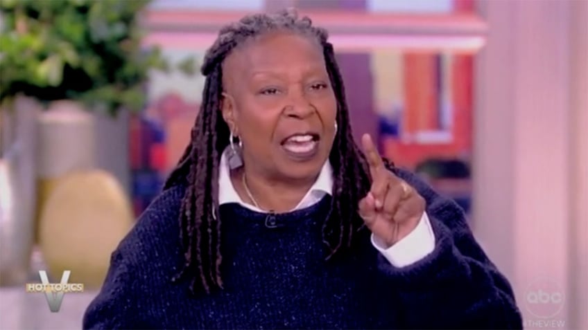 whoopi goldberg surprises co host by saying we deserve what we get if trump re elected