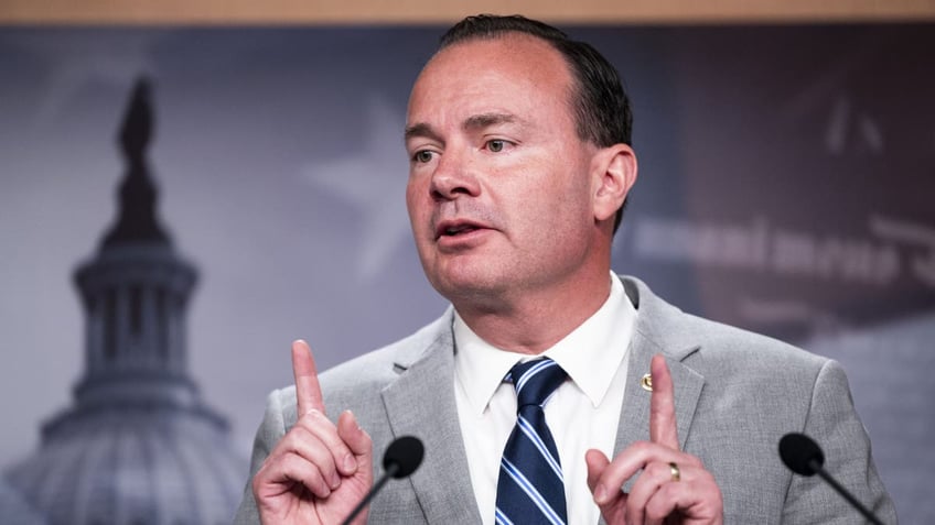 Mike Lee at Capitol press conference