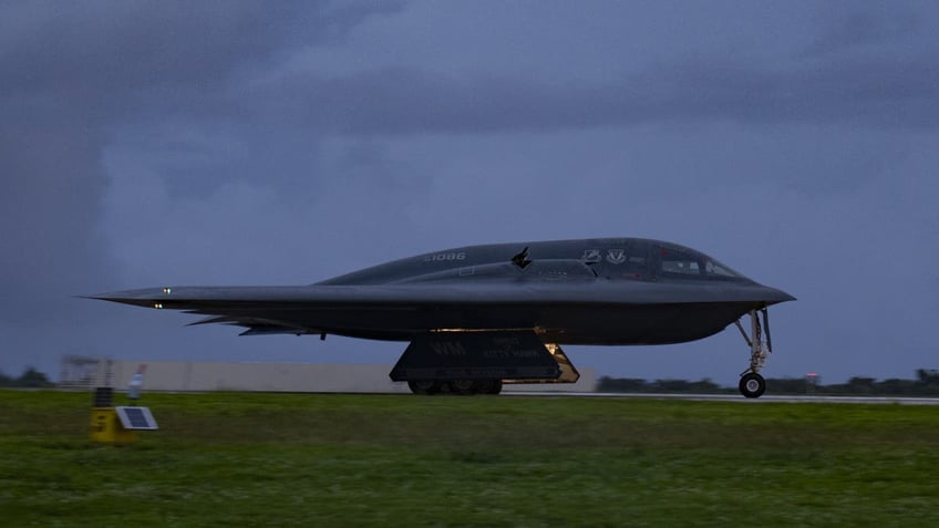 B-2 spirit bomber in Guam