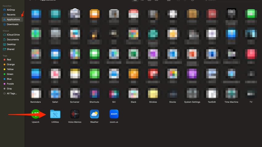 APPS on a mac