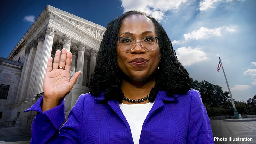 WASHINGTON, DC - MARCH 21: U.S. Supreme Court nominee Judge Ketanji Brown Jackson is sworn-in during her confirmation hearing before the Senate Judiciary Committee in the Hart Senate Office Building on Capitol Hill March 21, 2022 in Washington, DC. Judge Ketanji Brown Jackson, President Joe Biden's pick to replace retiring Justice Stephen Breyer on the U.S. Supreme Court, will begin four days of nomination hearings before the Senate Judiciary Committee. If confirmed by the Senate, Judge Jackson would become the first Black woman to serve on the Supreme Court. 