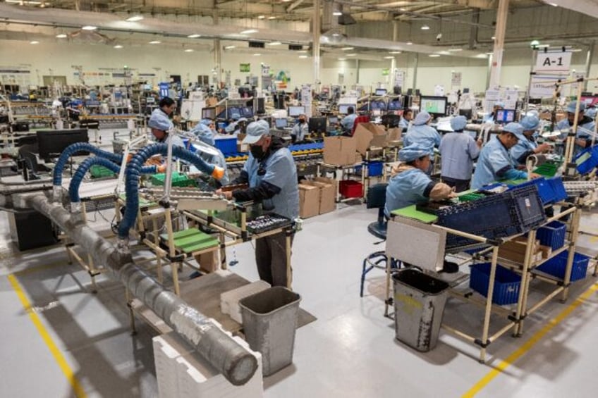 The Tijuana region is home to hundreds of 'maquiladoras' -- factories that assemble import
