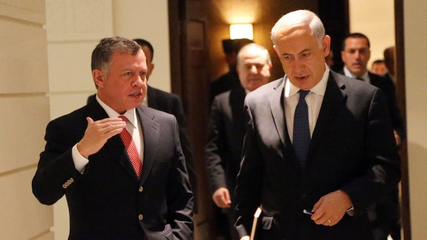 King Abdullah and Netanyahu