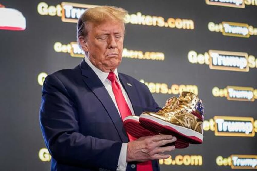 why trumps 400 sneakers are selling for thousands