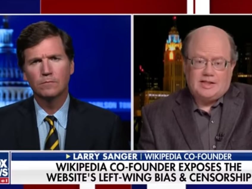 Larry Sanger on Tucker Carlson