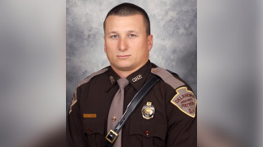 Trooper Nicholas Dees in Oklahoma Highway Patrol uniform