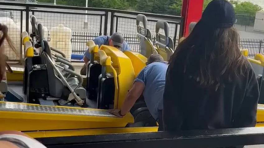 wild ride at ohios cedar point amusement park when guests discover extra roller coaster passenger