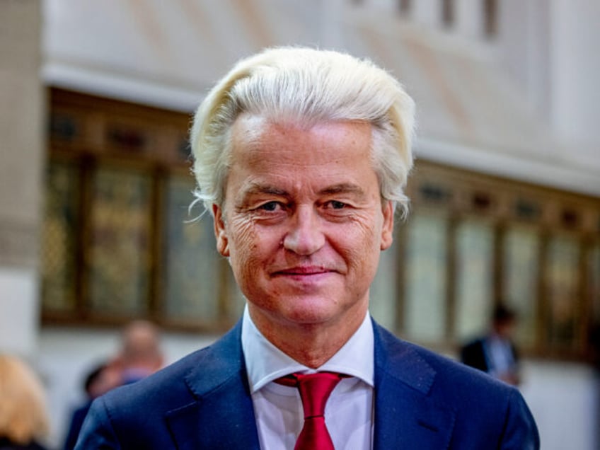 THE HAGUE, NETHERLANDS - SEPTEMBER 21: PVV leader Geert Wilders seen prior to the King's s