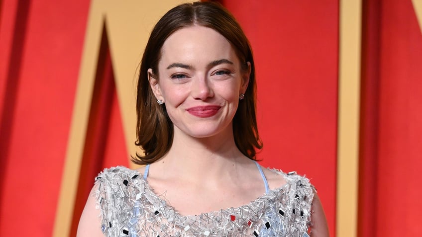 Emma Stone at the Vanity Fair Oscars party