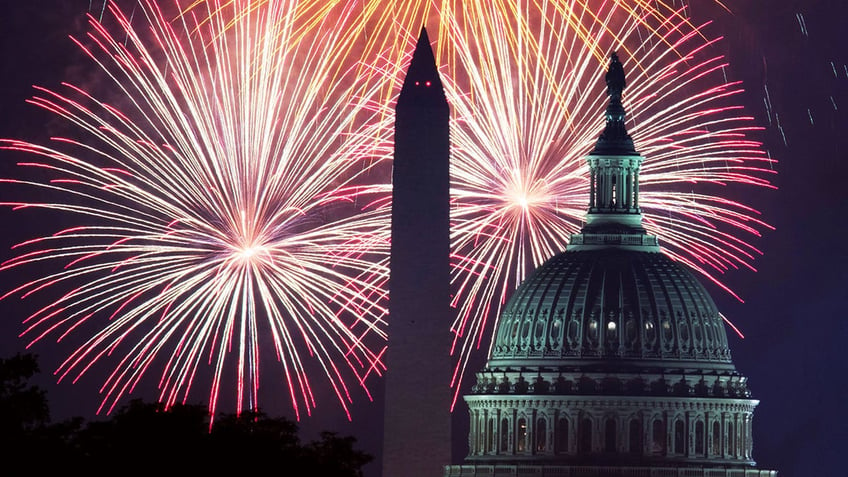 Capitol fireworks