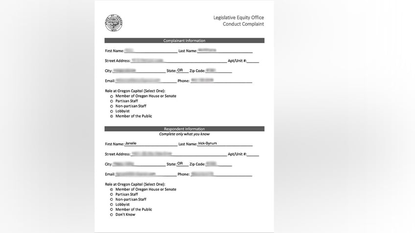 The July 2024 complaint accuses Janelle Bynum of a "willful coverup of a sexual assault of a minor volunteer who worked for her during the 2022 cycle."