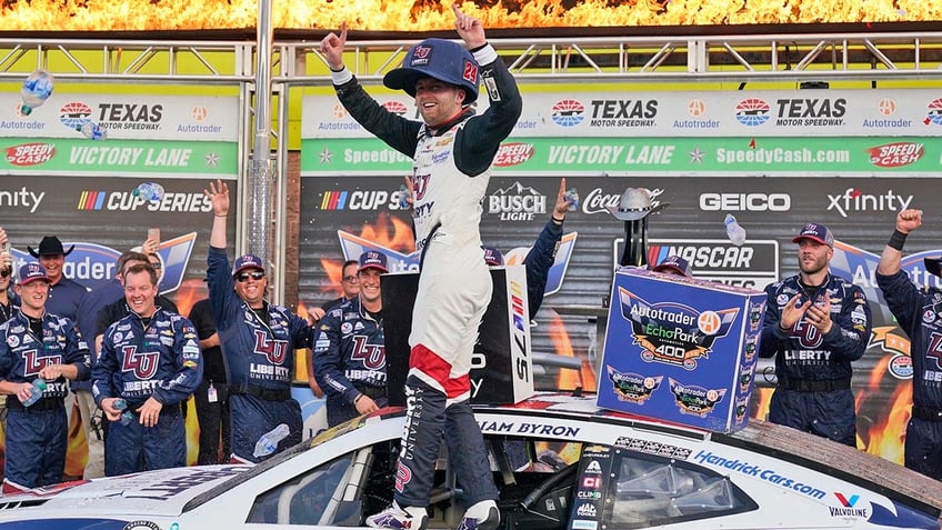 william byron punches ticket to round of 8 with victory at texas