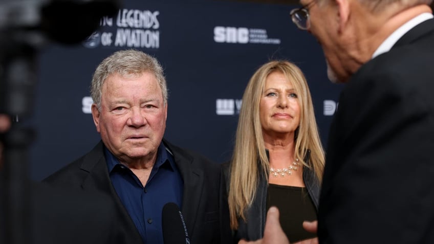 William Shatner and Elizabeth Martin