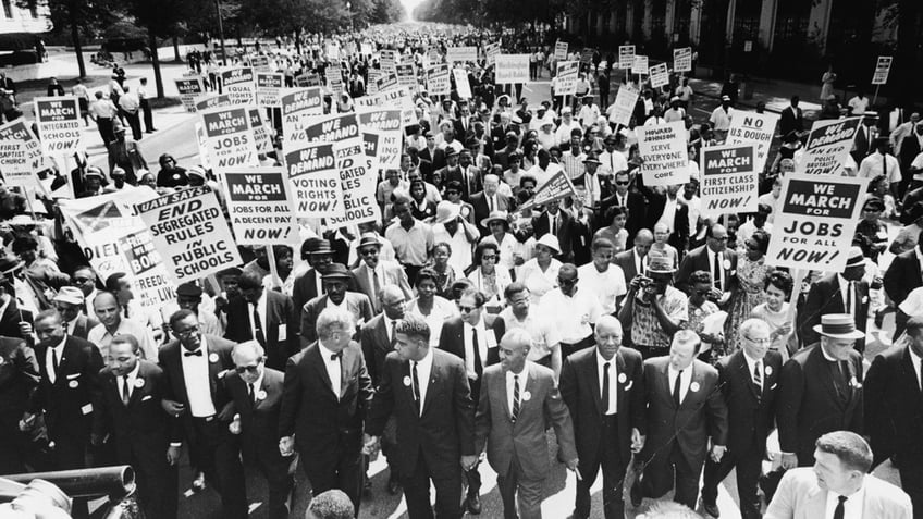 Civil-Rights-Leaders-At-The-March-On-Washington