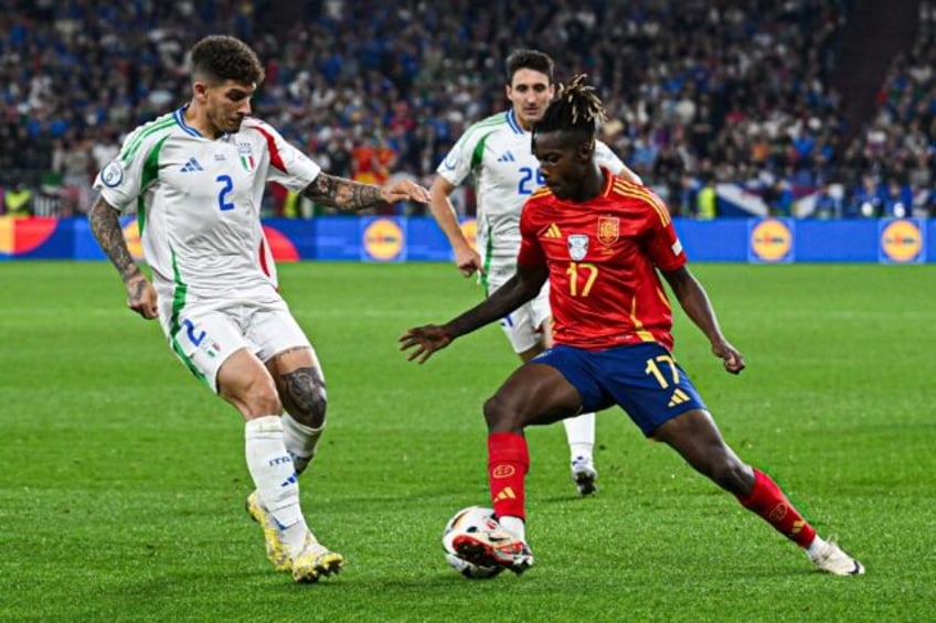 Nico Williams tormented the Italy defence in Spain's 1-0 win at Euro 2024 on Thursday