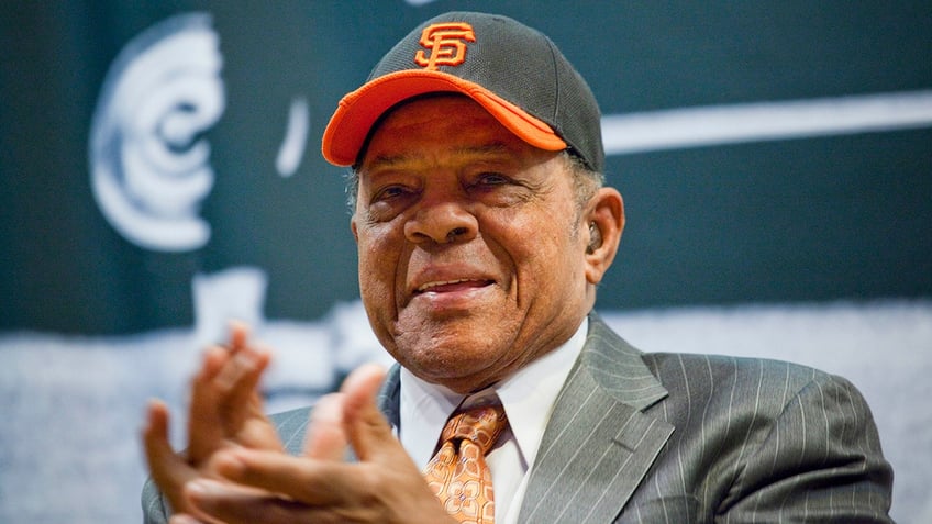 Willie Mays closeup