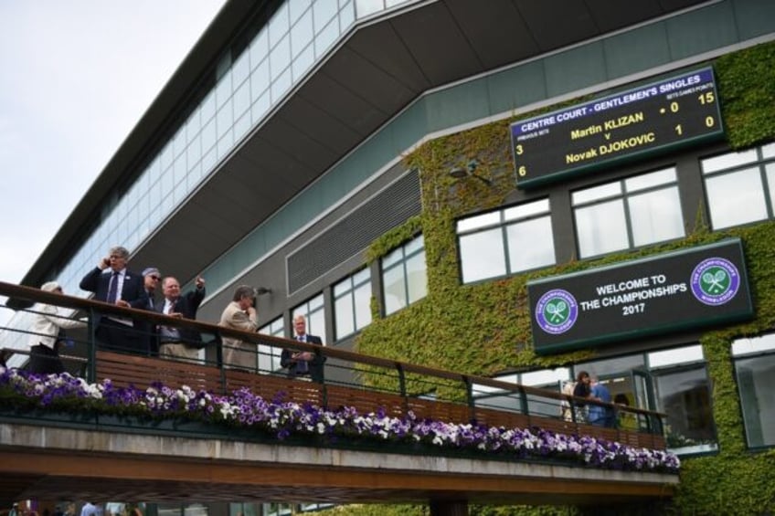 Wimbledon's Centre Court at the All England Club