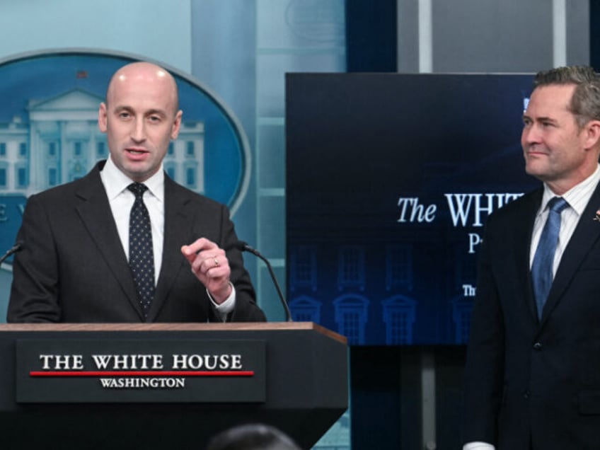 White House deputy chief of staff for policy and homeland security advisor Stephen Miller