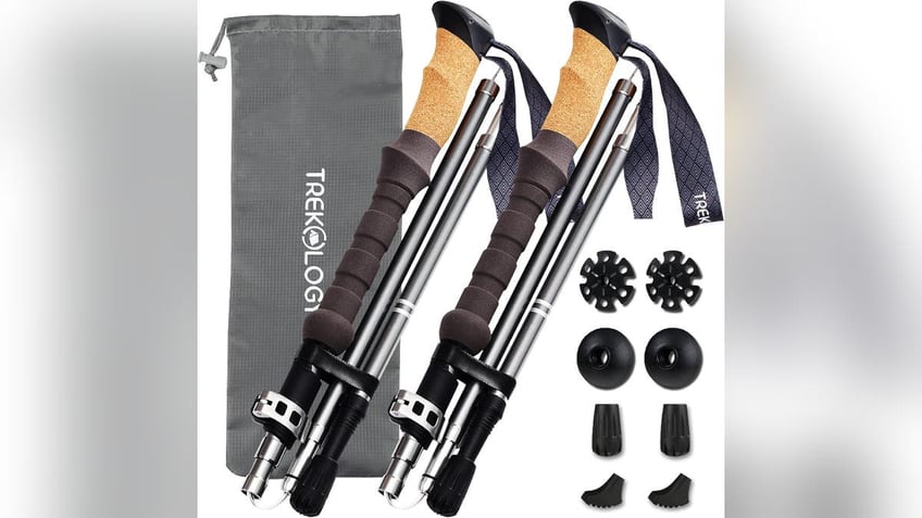 Hike into your winter campsite with the help of these trekking poles. 