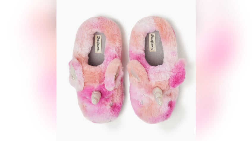 Fun animal slippers keep your kid's feet comfortable and makes keeping slippers on more fun. 