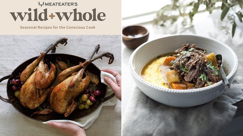 The winter pot roast (right) is a recipe found in Danielle Prewett's "Wild + Whole" cookbook.