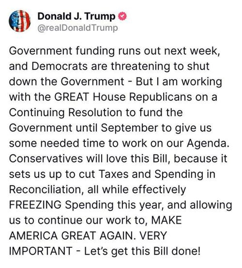 with 9 days to go before another shutdown trump wants gop to buy time to work on our agenda