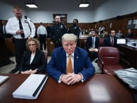 With cameras absent, US public tunes out of Trump trial coverage
