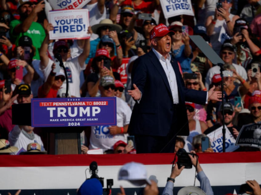 BUTLER, PENNSYLVANIA - JULY 13: Republican presidential candidate, former U.S. President D