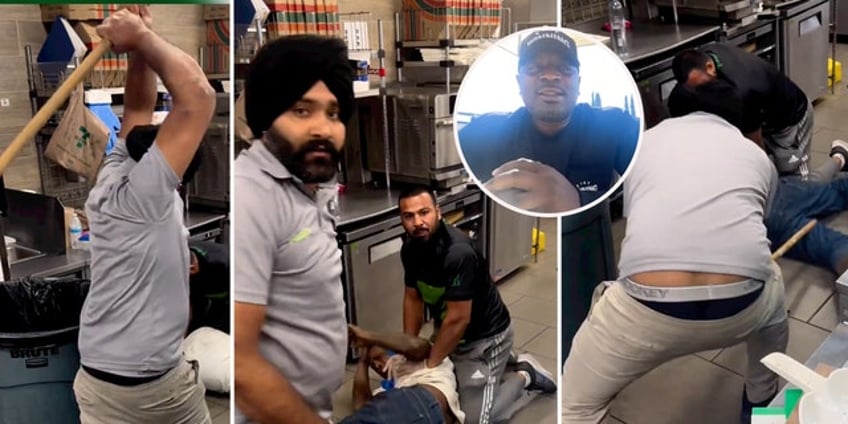 witness to sikh employees a whooping thief at 7 eleven during calls it courageous as police launch probe