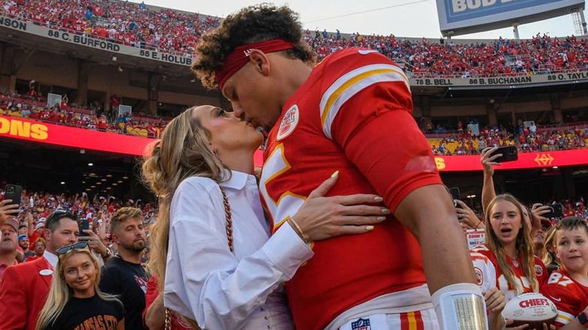 Patrick and Brittany Mahomes