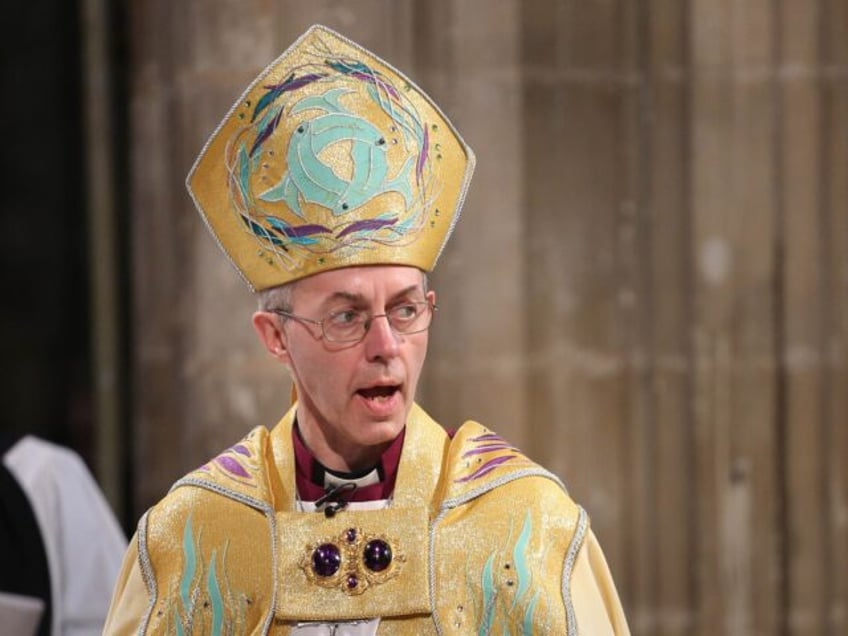 CANTERBURY, ENGLAND - MARCH 21: The Most Reverend Justin Welby during his enthronement as