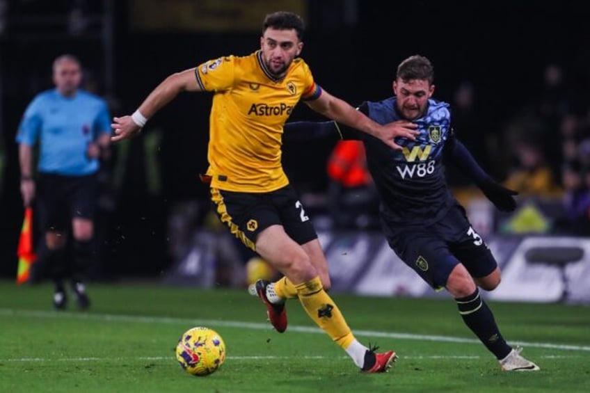 Wolves no more: Max Kilman (L) has left the club for Premier League rivals West Ham