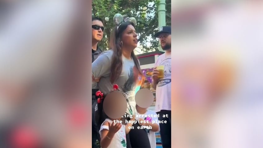 Woman's arrest at Disneyland