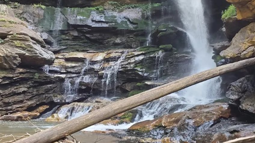 Big Bradley Falls in North Carolina