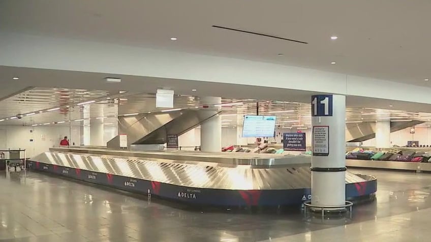 Baggage claim inside O'Hare International Airport