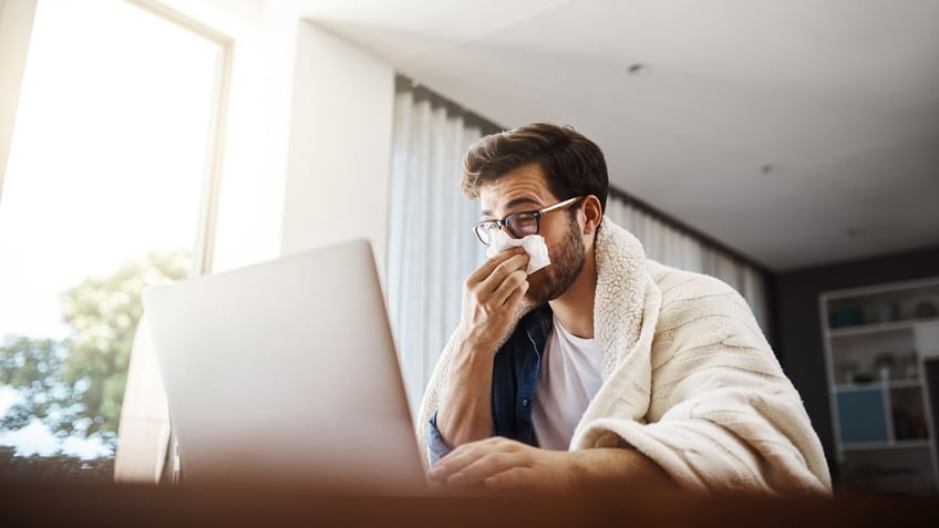 Man at computer