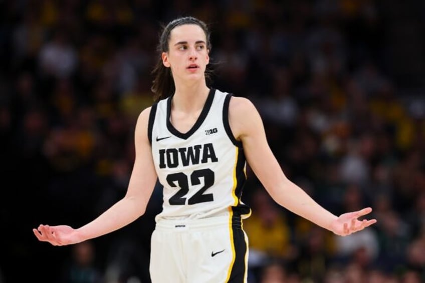 University of Iowa guard Caitlin Clark, the top men's or women's all-time US major college