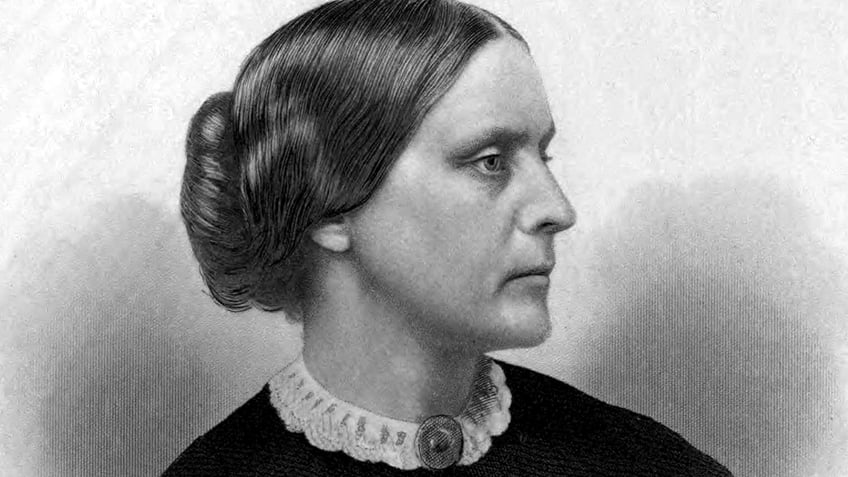 Susan B. Anthony black and white photo