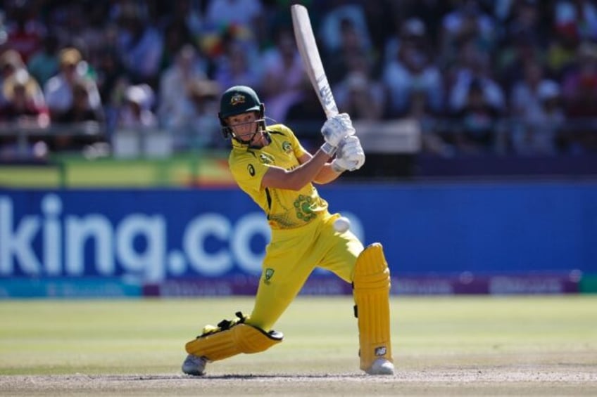 Australia's Meg Lanning in action in the T20 World Cup final