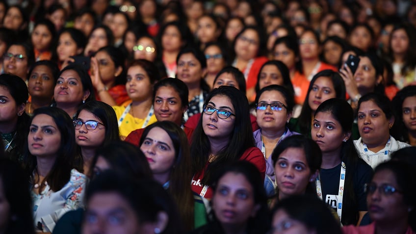 womens tech conference overrun by men claiming to be non binary draws amused reaction i love this