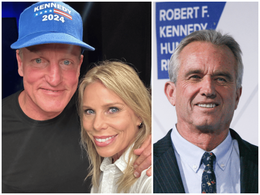 woody harrelson breaks with hollywood elites to endorse robert f kennedy jr for president