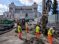 Work on new Rome subway line under the Colosseum and Forum enters crucial phase