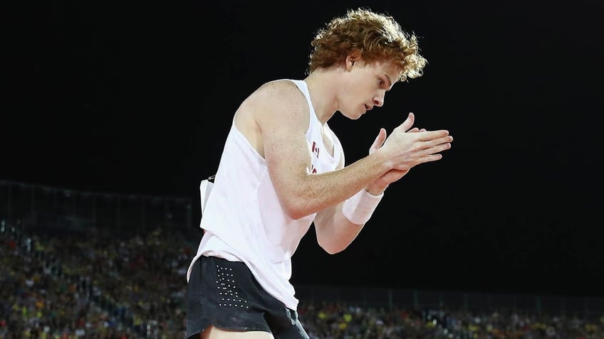 Shawn Barber celebrating