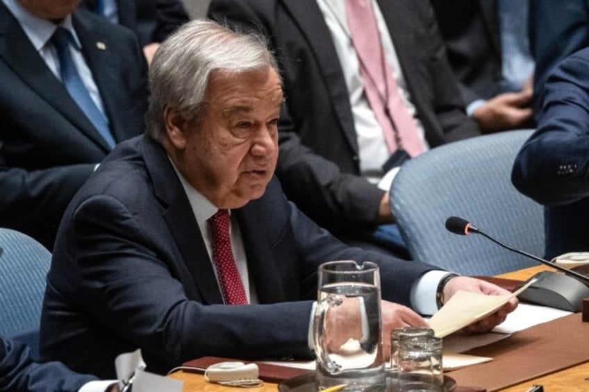 Guterres said Friday that 'the world is getting a failing grade'